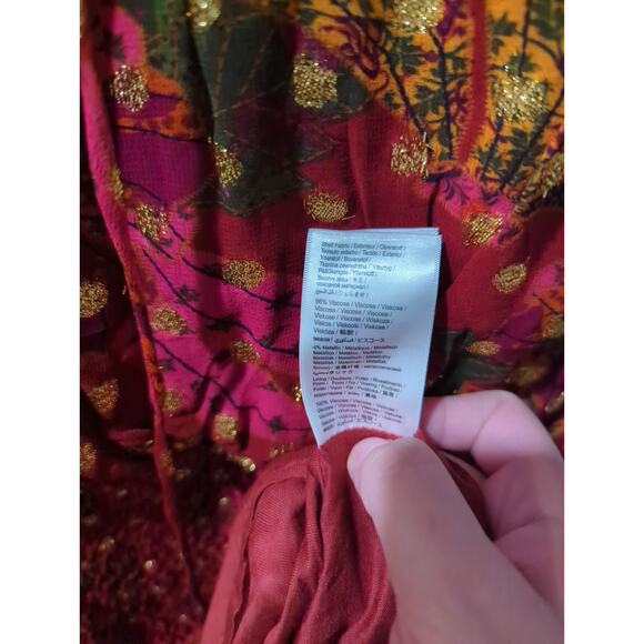 Farm Rio Banana Flowers Shirred Mini Dress - Picture 8 of 9
